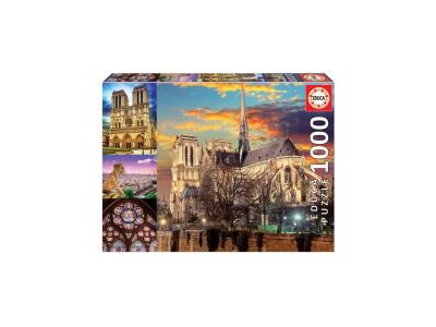 EDUCA BORRAS EDUCA - Puzzle - 1000 COLLAGE DE NOTRE-DAME 