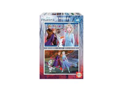  EDUCA - puzzle 2x48 la reine des neiges 2 