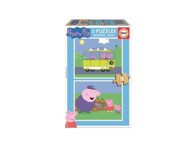  Educa borras - educa borras - 17156 - 2x9 bois peppa pig