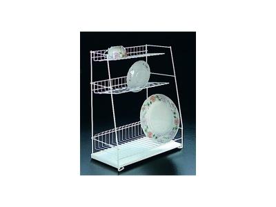 METALTEX Escurreplatos 3 Niveaux avec Plateau atoll de  43x23x51 cm