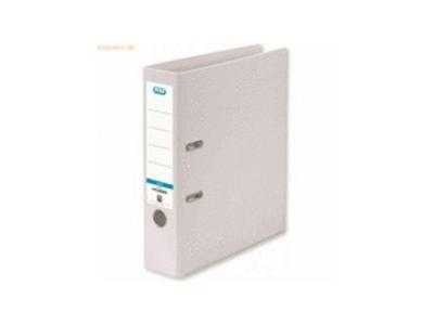 ELBA Oxford Classeur &agrave; levier Oxford plastique dos 8 cm A4 - blanc