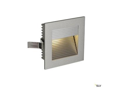 SLV FRAME CURVE LED encastr&eacute;, carr&eacute;, gris argent, LED 3000K