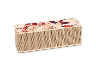 BIGBEN Birdy Mini enceinte bluetooth  beige motifs oiseaux 