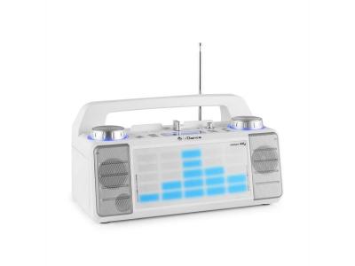 IDANCE Enceinte portable 50W &agrave; LEDs bleu AUX/FM/USB/FADER/MIXER/BT - XD2 XD2-SE