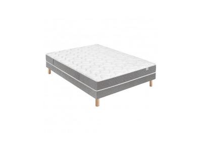DOUCES NUITS Ensemble Matelas Botaniste 100% Latex + Sommier Base Morpho 140x190