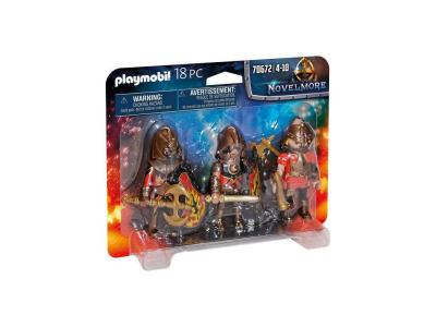 Playmobil Novelmore 70672 3 combattants Burnham Raiders 