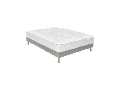 DOUCES NUITS Ensemble Aline 598 Ressorts ensach&eacute;s + Sommier Base Morpho 90x200