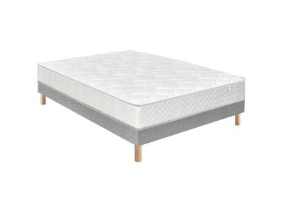 DOUCES NUITS Ensemble Aline 598 Ressorts ensach&eacute;s + Sommier Base Morpho 160x200 avec 2 sommiers