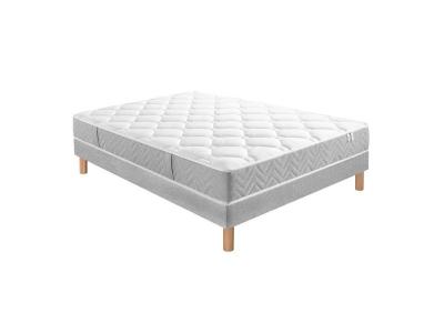 DOUCES NUITS Ensemble morpheo mousse hr 42g/m3 + sommier base ferme 160x200