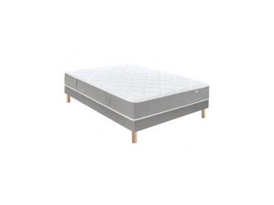 DOUCES NUITS Ensemble remory 667 ressorts ensach&eacute;s + 2 cm visco&eacute;lastique + sommier base ferme 140x200