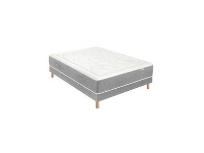 DOUCES NUITS Ensemble R&eacute;vance 744 ressorts ensach&eacute;s + Sommier Base Ferme 80x200
