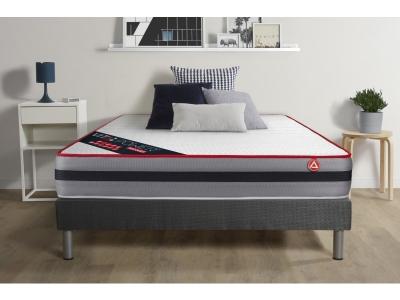 VITALIT Ensemble matelas sommier vitalpower recover 140 x 190 cm - Couleur: Gris - Gris