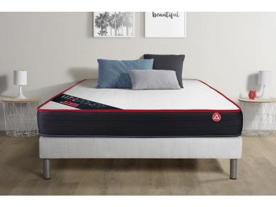 VITALIT Ensemble Matelas Sommier 160x200 cm - Vitalpower