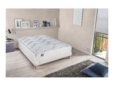  Ensemble Matelas M&eacute;moire de forme HD + Sommier 140 x 190 cm DIMAIME
