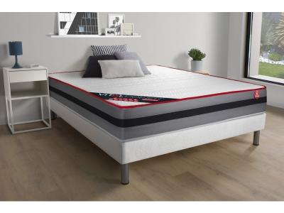 VITALIT Ensemble VITALPOWER RECOVER 140 x 190 cm sommier Kit blanc