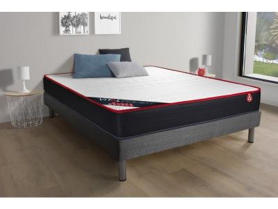 VITALIT Ensemble Sommier Matelas 180x200 VITALPOWER - 20cm - Ferme