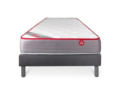 VITALIT Ensemble Sommier Matelas 90x190 VITALMEMO - 20cm - Ferme