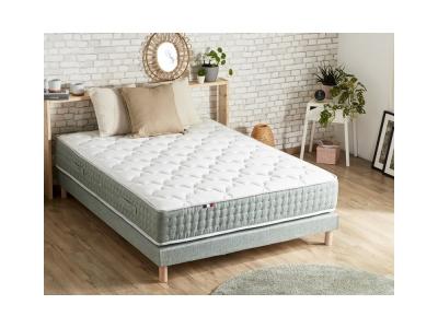 SELENIA Ensemble matelas HYGGE et sommier : confort ferme et 7 zones