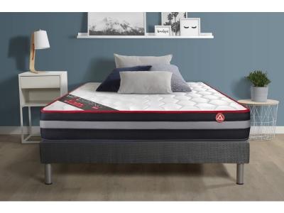 VITALIT Ensembles matelas sommiers gris VITALSPRING ZEN
