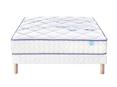 MERINOS Ensemble  matelas joystic ressorts sommier pieds 140x190
