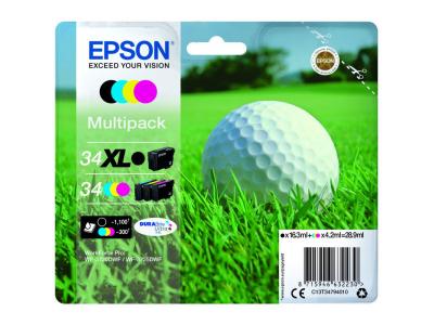 EPSON Conso imprimantes -  - 34 XL - Multipack Noir / Cyan / Jaune / Magenta