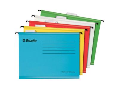 Esselte, Lot de 10 dossiers suspendus Pendaflex, assortis de couleur