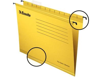 ESSELTE  classeur &agrave; suspension renforc&eacute;e 25 pcs jaune 431764