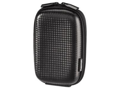 Etui de protection photo semi-rigide en eva ""carbon style"", 60h, noir