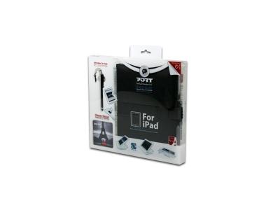 PORT DESIGNS  - palo alto user pack - 501598 - housse + stylet + chiffonnette pour ipad 3 - noir 