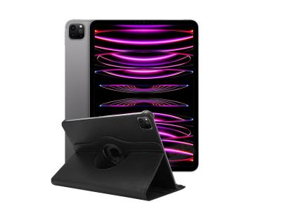 VISIODIRECT Etui rotatif en simili cuir pour iPad Pro 11 2022 - Noir - -