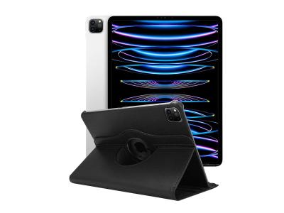VISIODIRECT Etui rotatif en simili cuir pour iPad Pro 12.9 2022 - Noir - -