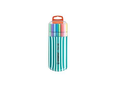 STABILO Etui De 20 Feutres  Pen 68 - Zebrui Turquoise - Assortiment