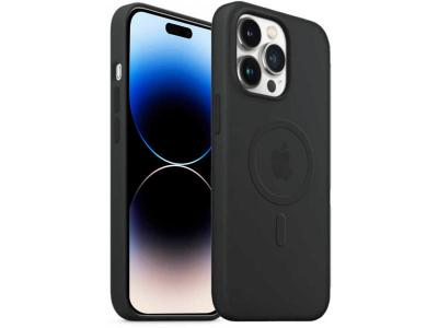 AKASHI Coque de protection pour t&eacute;l&eacute;phones Apple iPhone 14 Pro - Noir - Neuf