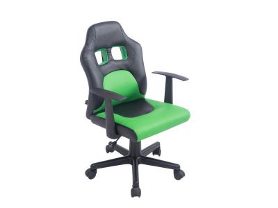 CLP - Fauteuil de bureau Fun pour enfants noir/vert
