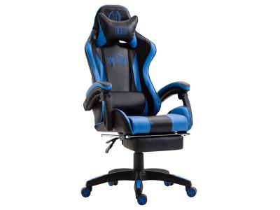 CLP TRADING CLP Fauteuil de Bureau Ignite Similicuir , Noir / Bleu