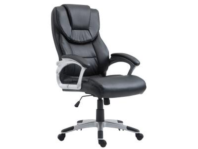 CLP Fauteuil de bureau XL Texas V2 Similicuir , Noir