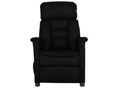VIDAXL  Fauteuil De Massage Inclinable Noir Similicuir