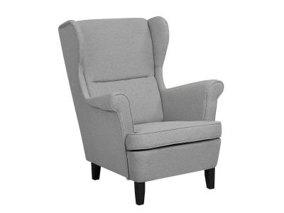 BELIANI   Fauteuil en tissu gris ABSON - gris