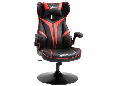 VINSETTO  - fauteuil gamer - Garnisssage mousse - 67x70x112cm - Rouge