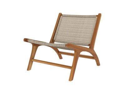 RENDEZ VOUS DECO Fauteuil Kilka en teck et rotin naturel fitrit