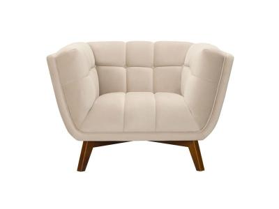 RENDEZ VOUS DECO Fauteuil en velours - Mona - Beige