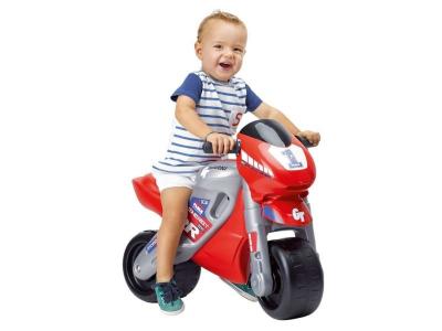 FEBER Porteur Draisienne Moto 2 Racing avec casque - 