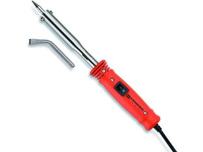 KEMPER Fer &agrave; souder professionnel  50W - 230V avec 2 pannes cuivre diam&egrave;tre 5.8mm coud&eacute;e et droite