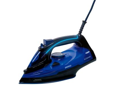 BOMANN Fer &agrave; repasser vapeur avec 7 fonctions 2800W  DB6038CB-noir/bleu