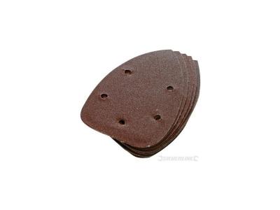 SILVERLINE Disque abrasif triangulaire 10p Grain 120