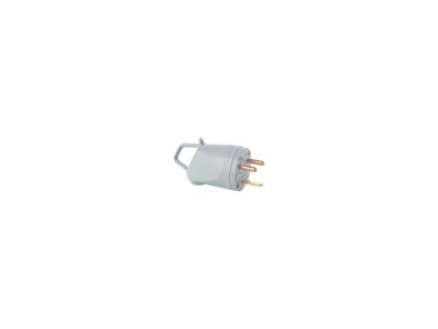 LEGRAND Fiche plastique 2p+t 20 a sortie lat&eacute;rale male blanc 825247
