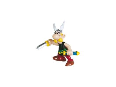 PLASTOY Figurine Ast&eacute;rix et Ob&eacute;lix : Ast&eacute;rix tenant l'&eacute;p&eacute;e