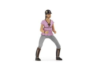 PAPO  Figurine Cavali&egrave;re fashion - Rose