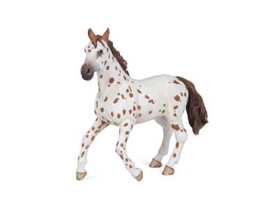 PAPO  Figurine Jument appaloosa brune 