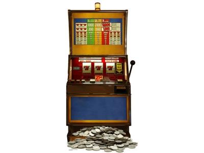 RUE DE LA FETE Figurine en carton Fruit Machine &agrave; jouer casino 186 cm